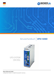 Bicker Elektronik UPSI-1208D Benutzerhandbuch