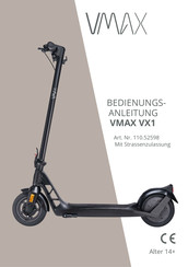 VMAX VX1 Bedienungsanleitung