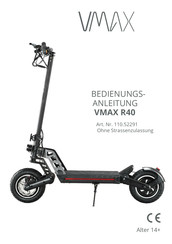 VMAX R40 Bedienungsanleitung