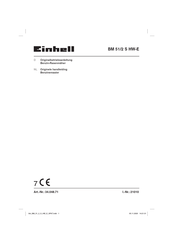 EINHELL BM 51/2 S HW-E Originalbetriebsanleitung