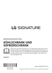 LG SIGNATURE LSR200B Bedienungsanleitung