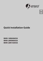 Eneo MHR-18N04005A Schnellinstallationsanleitung