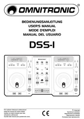Omnitronic DSS-1 Bedienungsanleitung
