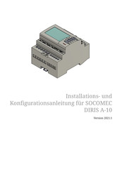 socomec diris a10 Installations- Und Konfigurationsanleitung
