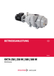 Pfeiffer Vacuum OKTA 250 Betriebsanleitung