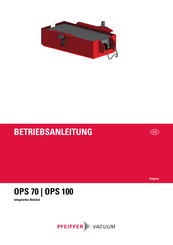 Pfeiffer Vacuum OPS 100 Betriebsanleitung