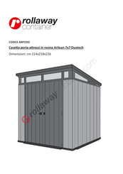 rollaway container Artisan 7x7 Duotech ARPC032 Montageanleitung