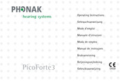 Phonak PicoForte3 Gebrauchsanweisung
