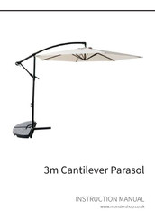 Monster 3m Cantilever Parasol Bedienungsanleitung