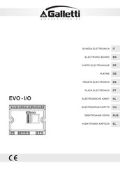 Galletti EVO - I/O Bedienungsanleitung