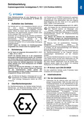 Stober RD11 Serie Betriebsanleitung