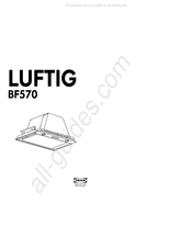 IKEA LUFTIG BF570 AA-426537-1 Bedienungsanleitung