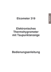 Elcometer 319 Bedienungsanleitung