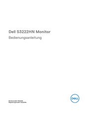 Dell S3222HNc Bedienungsanleitung