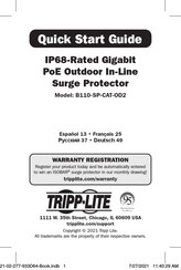 Tripp Lite B110-SP-CAT-OD2 Bedienungsanleitung