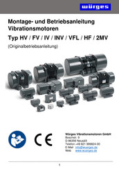 WÜRGES HV 6/2-8 Montage- Und Betriebsanleitung