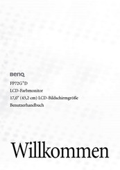 BenQ FP72G+D Benutzerhandbuch