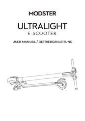 Modster ULTRALIGHT S2 Betriebsanleitung