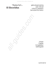 Electrolux EUF31301W Benutzerinformation