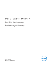 Dell S3222HNc Bedienungsanleitung