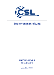 CSL Unity F24W-GLS Bedienungsanleitung