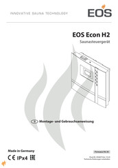 EOS ECON H2 Montage- Und Gebrauchsanweisungen