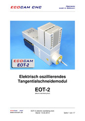 ECOCAM CNC EOT-2 Bedienungsanleitung