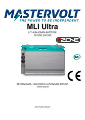 Mastervolt MLI Ultra 24/1250 Bedienungs- Und Installationsanleitung