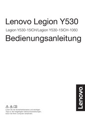 Lenovo Legion Y530-15ICH Bedienungsanleitung
