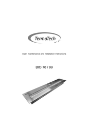 TermaTech BIO 99 Bedienungs-, Wartungs- Und Installationshandbuch