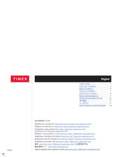 Timex 03J-095000 Benutzerhandbuch