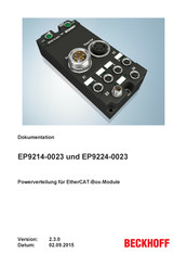 Beckhoff EP9214-0023 Dokumentation