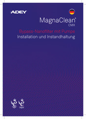 Adey MagnaClean CMX Installation Und Instandhaltung