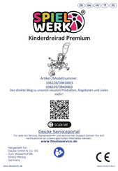 SPIELWERK DBKD003 Bedienungsanleitung