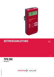 Pfeiffer Vacuum TPG 202 Betriebsanleitung