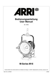 ARRI ARRI M 18 Bedienungsanleitung