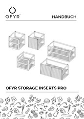 OFYR Storage Inserts PRO-Serie Handbuch