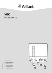 Vaillant VEK 5 s Betriebsanleitung