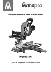 Manupro MPSOR255MM Bedienungsanleitung