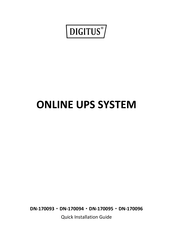 Digitus DN-170096 Kurzanleitung