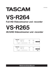 Tascam VS-R265 Referenzhandbuch