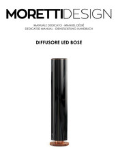 Moretti Design DIFFUSORE LED BOSE Dienstleistung-Handbuch