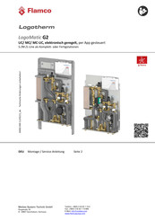 flamco Logotherm LogoMatic G2 Serie Montage-/Serviceanleitung