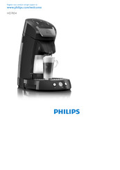 Philips Saeco HD7854 Bedienungsanleitung