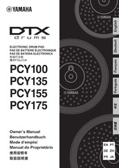 Yamaha DTX drums PCY175 Benutzerhandbuch