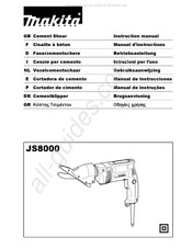 Makita JS8000 Betriebsanleitung