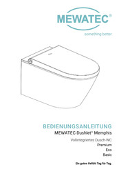 Mewatec Dushlet Memphis Basic Bedienungsanleitung