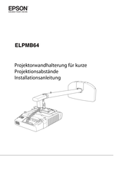 Epson ELPMB64 Installationsanleitung