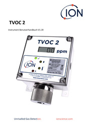 ion science TVOC 2 Benutzerhandbuch