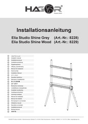 HAGOR Elia Studio Shine Grey Installationsanleitung